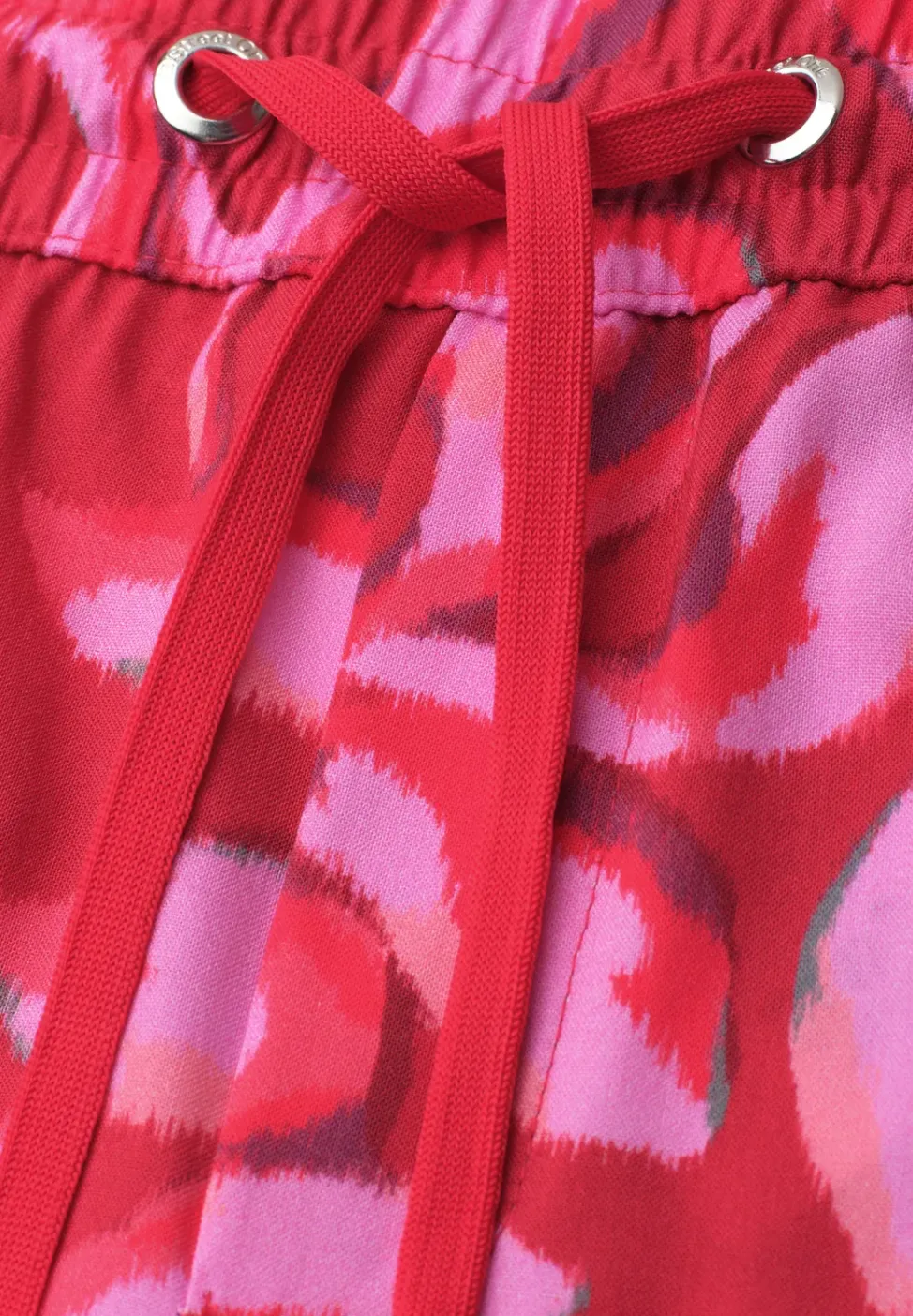 Wide Leg Hose im Loose Fit mit Print