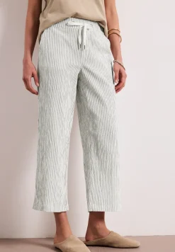 Wide Leg Hose im Loose Fit mit Streifen