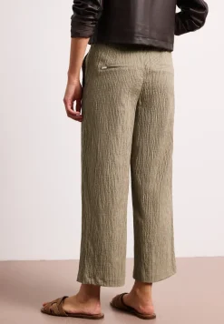 Wide Leg Hose im Loose Fit mit Streifen