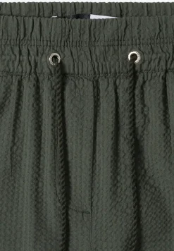 Wide Leg Hose in Seersuckerqualität