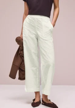 Wide Leg Hose mit Embroidery-Muster