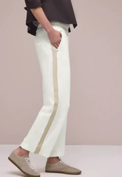Wide Leg Hose mit Gallonstreifen