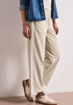 Wide Leg Hose mit Gallonstreifen