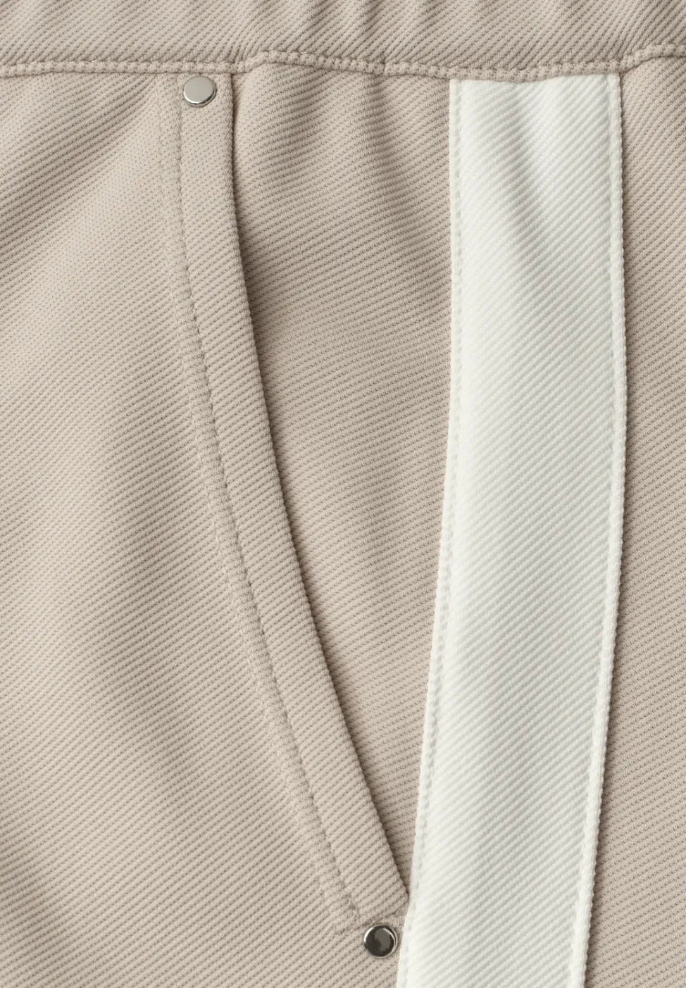 Wide Leg Hose mit Gallonstreifen
