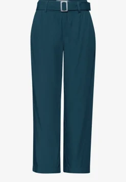 Wide Leg Hose mit Gürteldetail