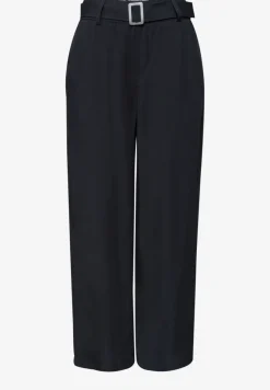 Wide Leg Hose mit Gürteldetail