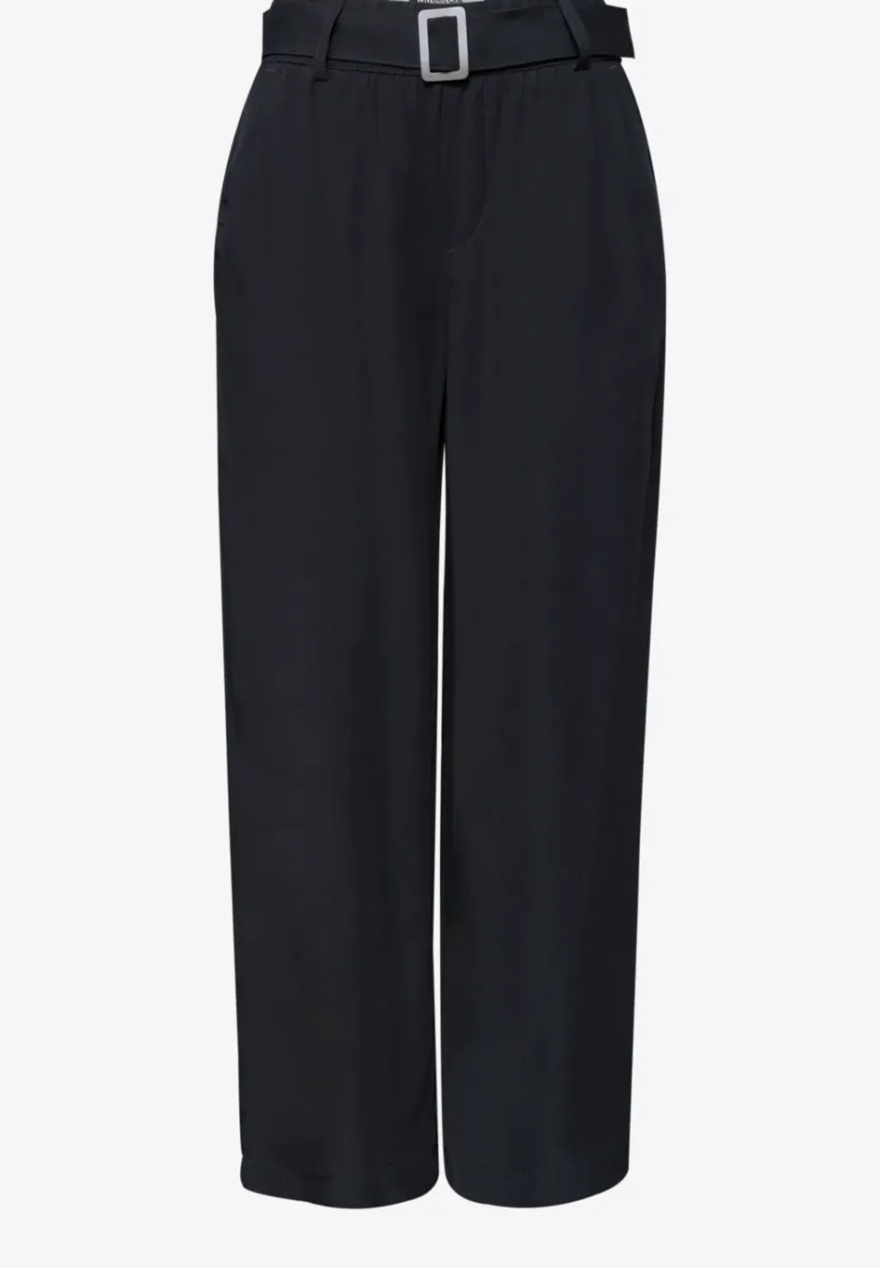 Wide Leg Hose mit Gürteldetail
