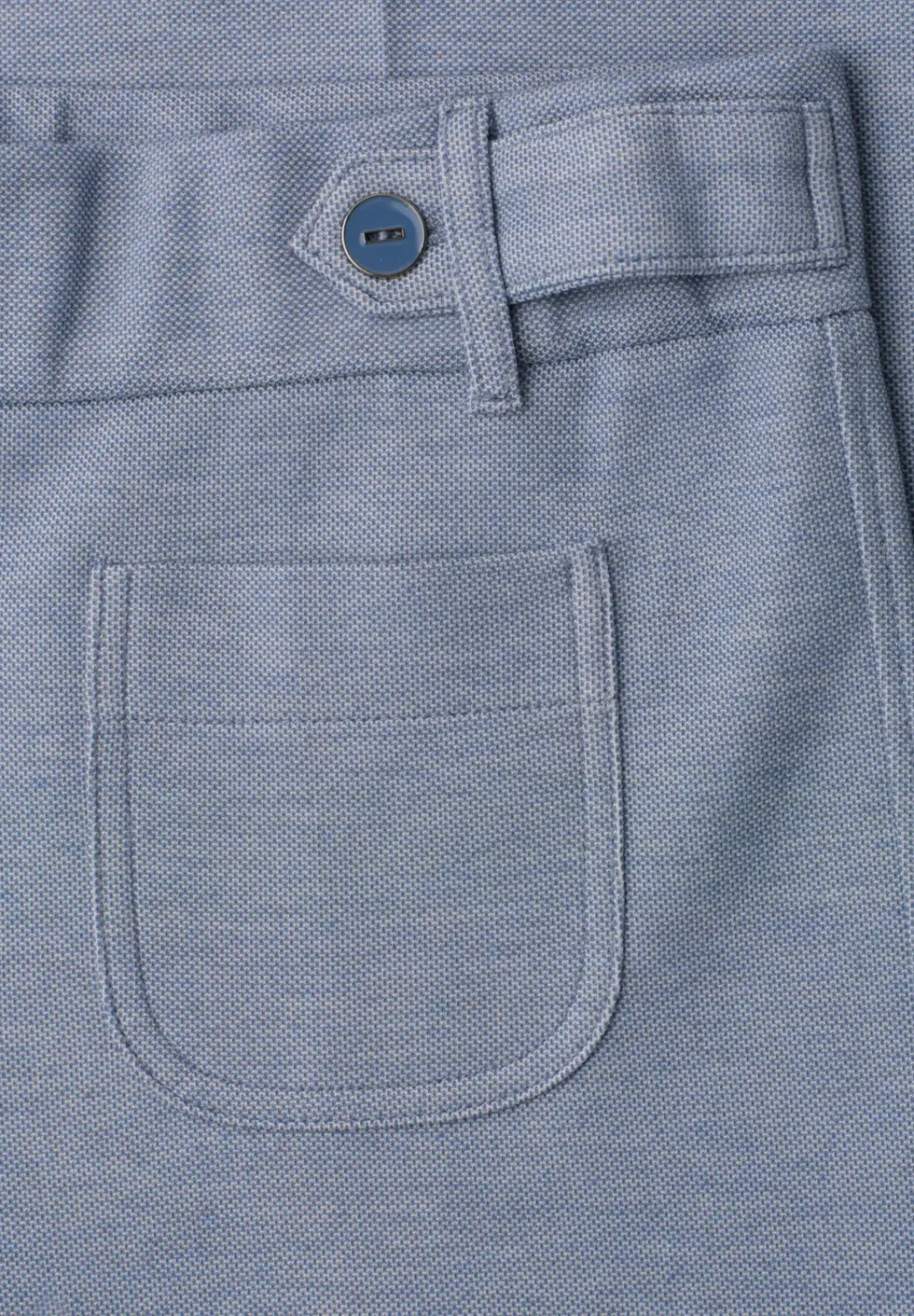 Wide Leg Hose mit Knopfdetails