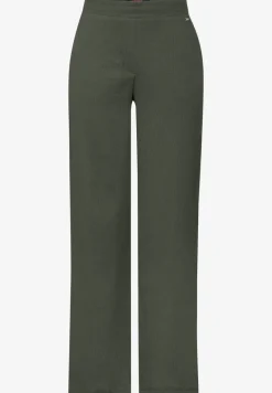 Wide Leg Hose mit Struktur