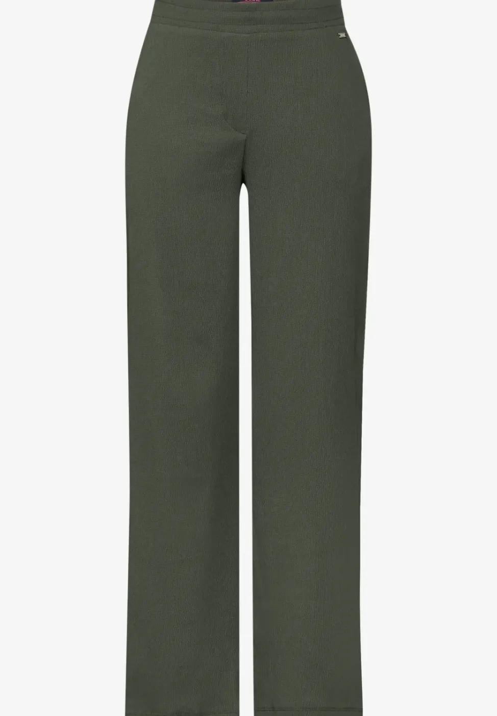 Wide Leg Hose mit Struktur
