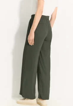 Wide Leg Hose mit Struktur