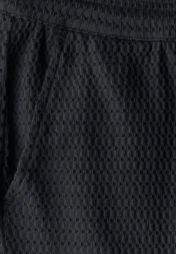 Wide Leg Hose mit Struktur