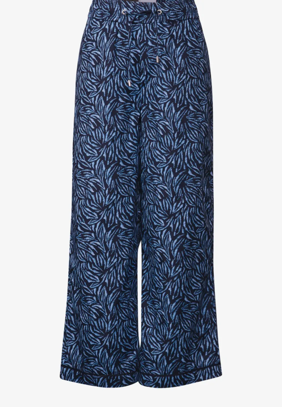 Wide Leg Hose mit Tapedetail