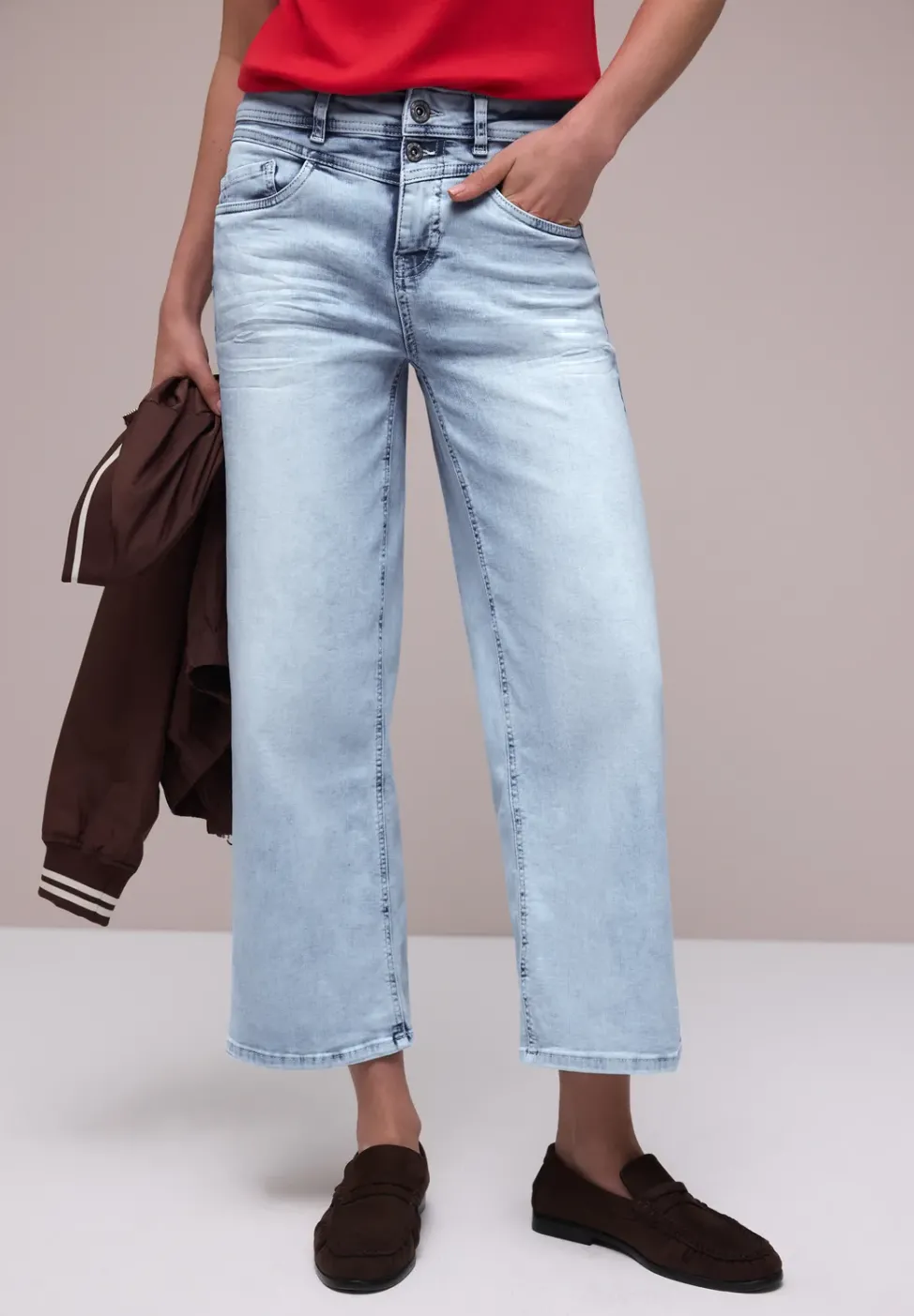 Wide Leg Jeans im Loose Fit