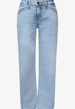 Wide Leg Jeans mit Elastikbund hinten