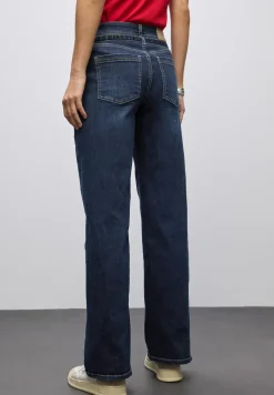 Wide Leg Jeans mit Gürtel