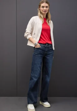 Wide Leg Jeans mit Gürtel