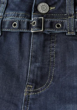 Wide Leg Jeans mit Gürtel