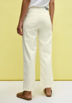 Wide Leg Jeans mit Muster