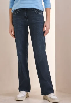 Wide Leg Jeans mit Stickerei