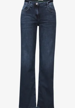 Wide Leg Jeans mit Stickerei
