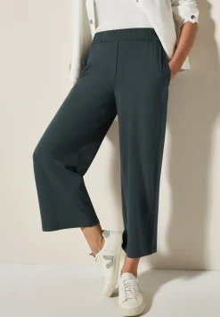 Wide Leg Jersey-Hose