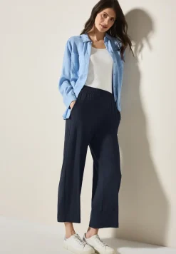 Wide Leg Jersey-Hose