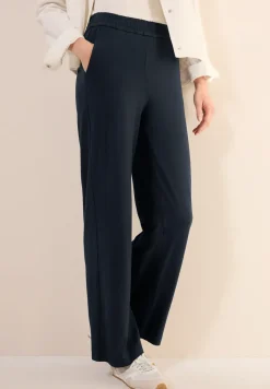 Wide Leg Jersey-Hose