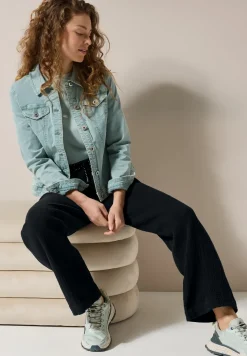 Wide Leg Musselin Hose