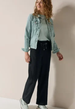 Wide Leg Musselin Hose