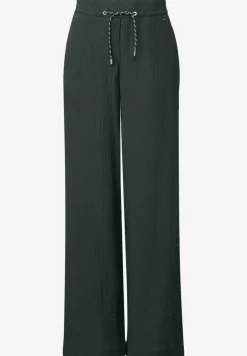Wide Leg Musselin Hose