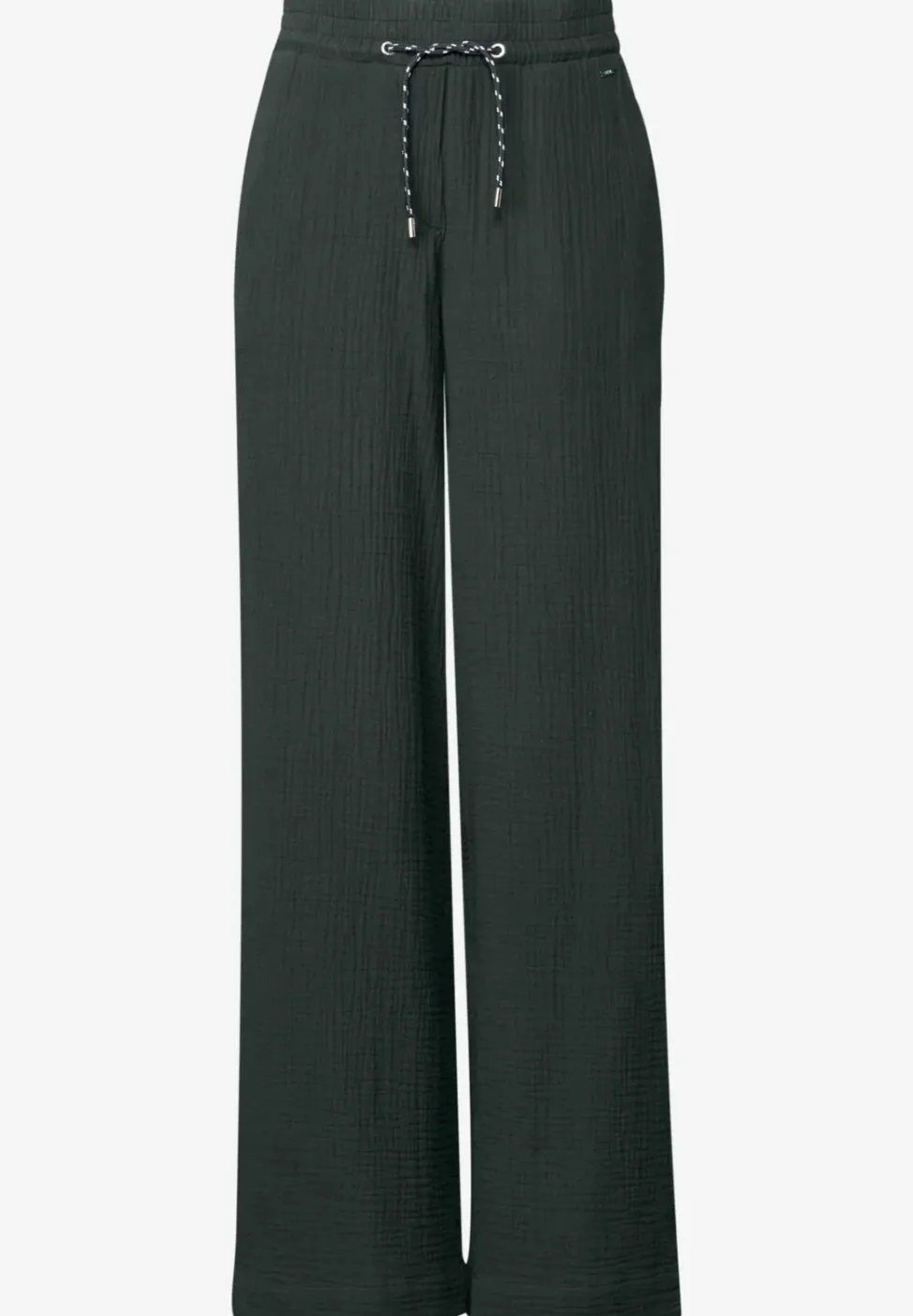 Wide Leg Musselin Hose