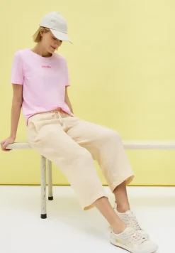 3/4 Wide Leg Musselin Hose