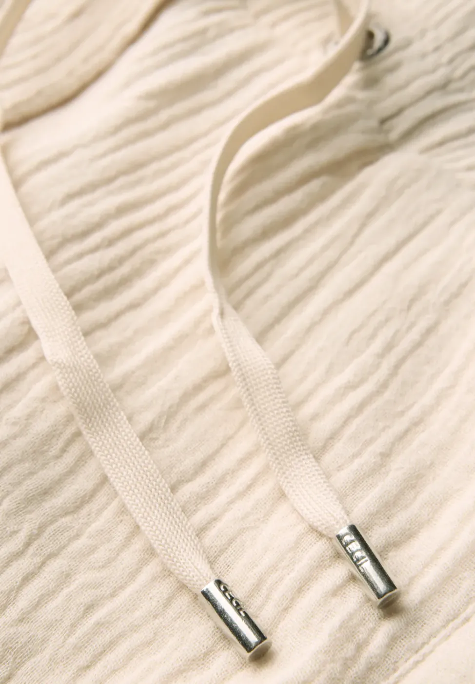 3/4 Wide Leg Musselin Hose