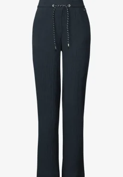 Wide Leg Musselin Hose