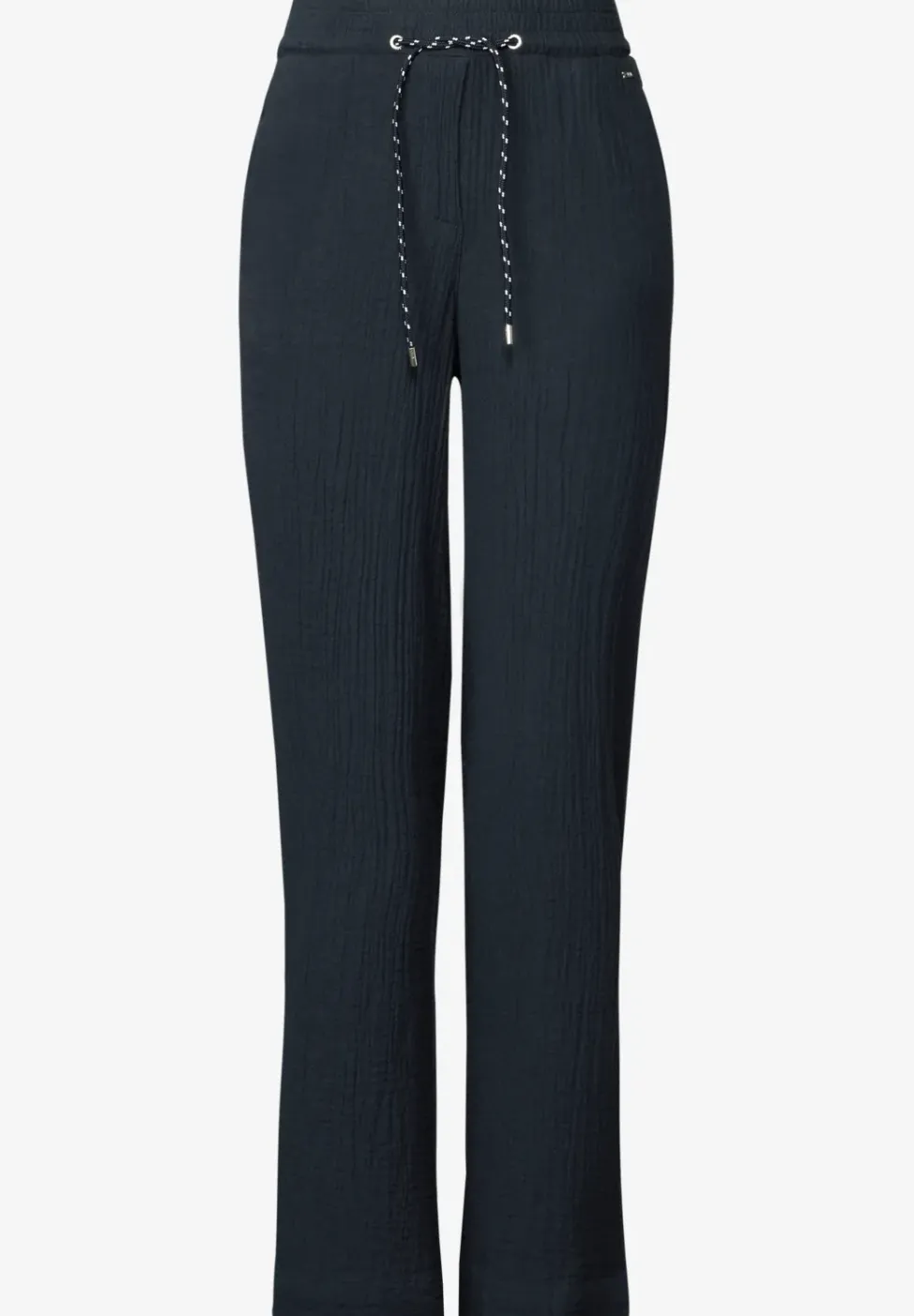 Wide Leg Musselin Hose