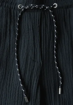 Wide Leg Musselin Hose