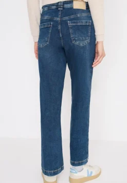 Wide Leg Patch Pocket Jeans