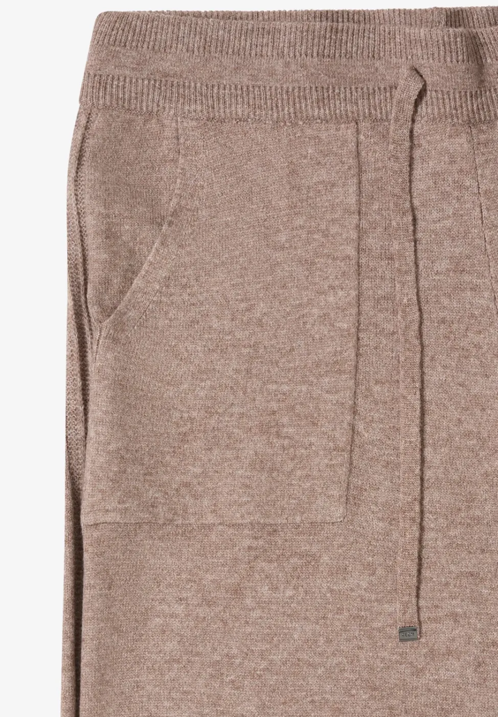 Wide Leg Strickhose