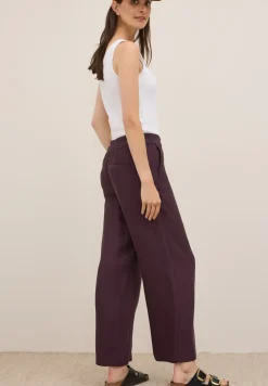 Wide Leg Strukturhose