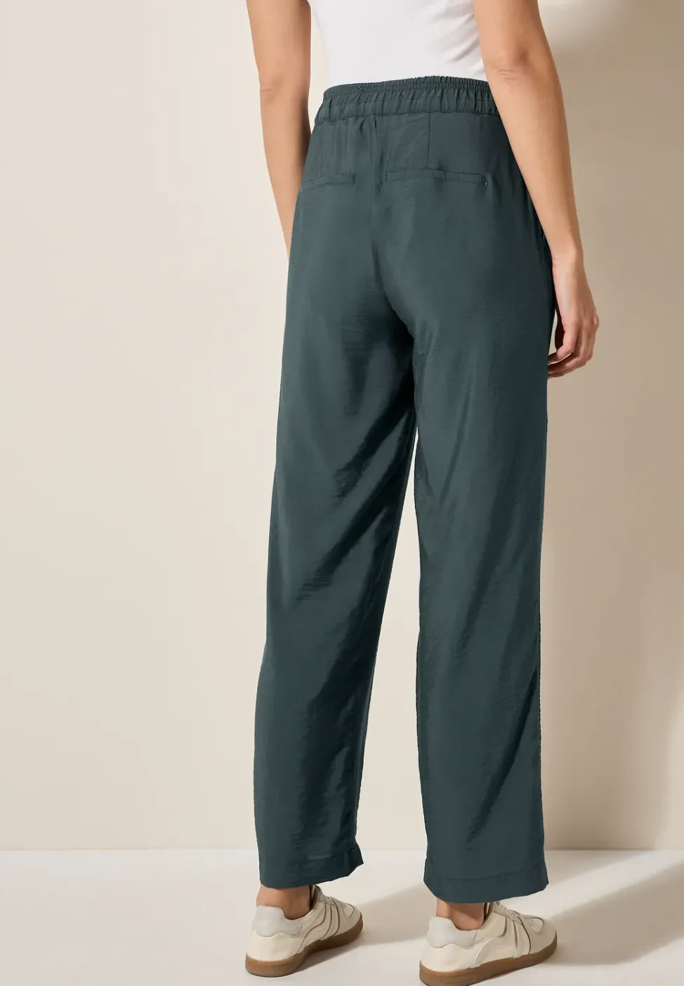 Wide Leg Strukturhose