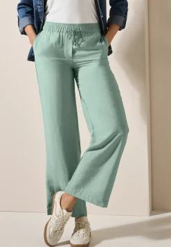 Wide Leg Strukturhose