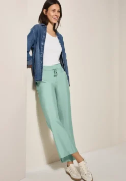 Wide Leg Strukturhose