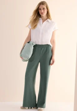 Wide Leg Strukturhose