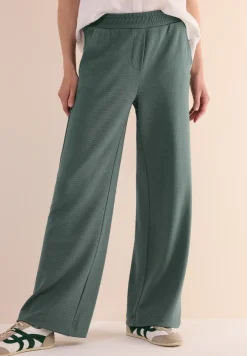 Wide Leg Strukturhose