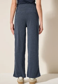 Wide Leg Strukturhose