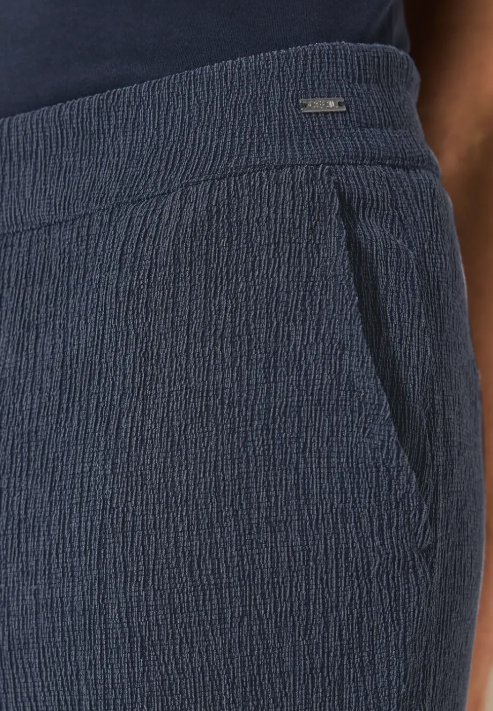 Wide Leg Strukturhose