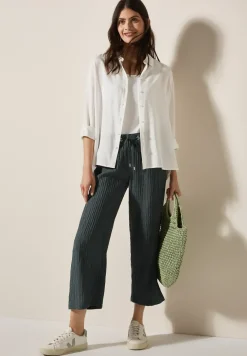 Wide Leg Strukturhose