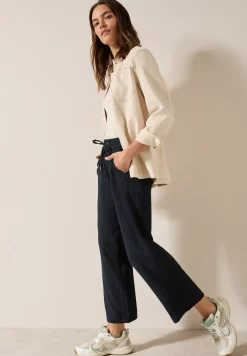 Wide Leg Strukturhose