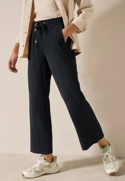 Wide Leg Strukturhose
